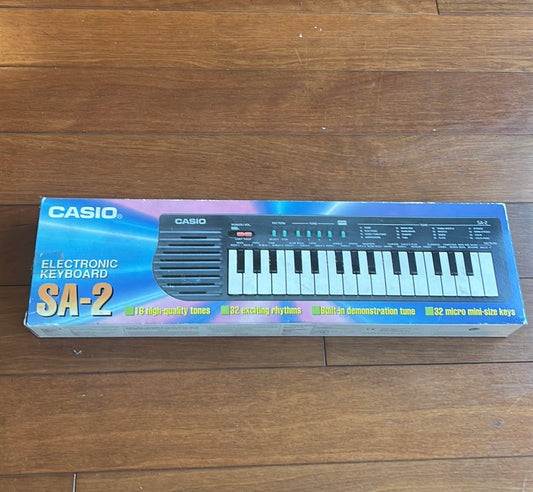 Casio SA-2 Mini 32 Micro Mini Sz keys Electronic keyboard New In Box