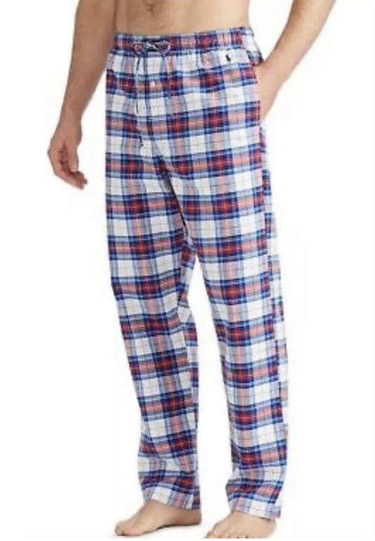 Polo Ralph Lauren Men's Stretch Plaid Pajama Pants, Regency Plaid, XL Nwt