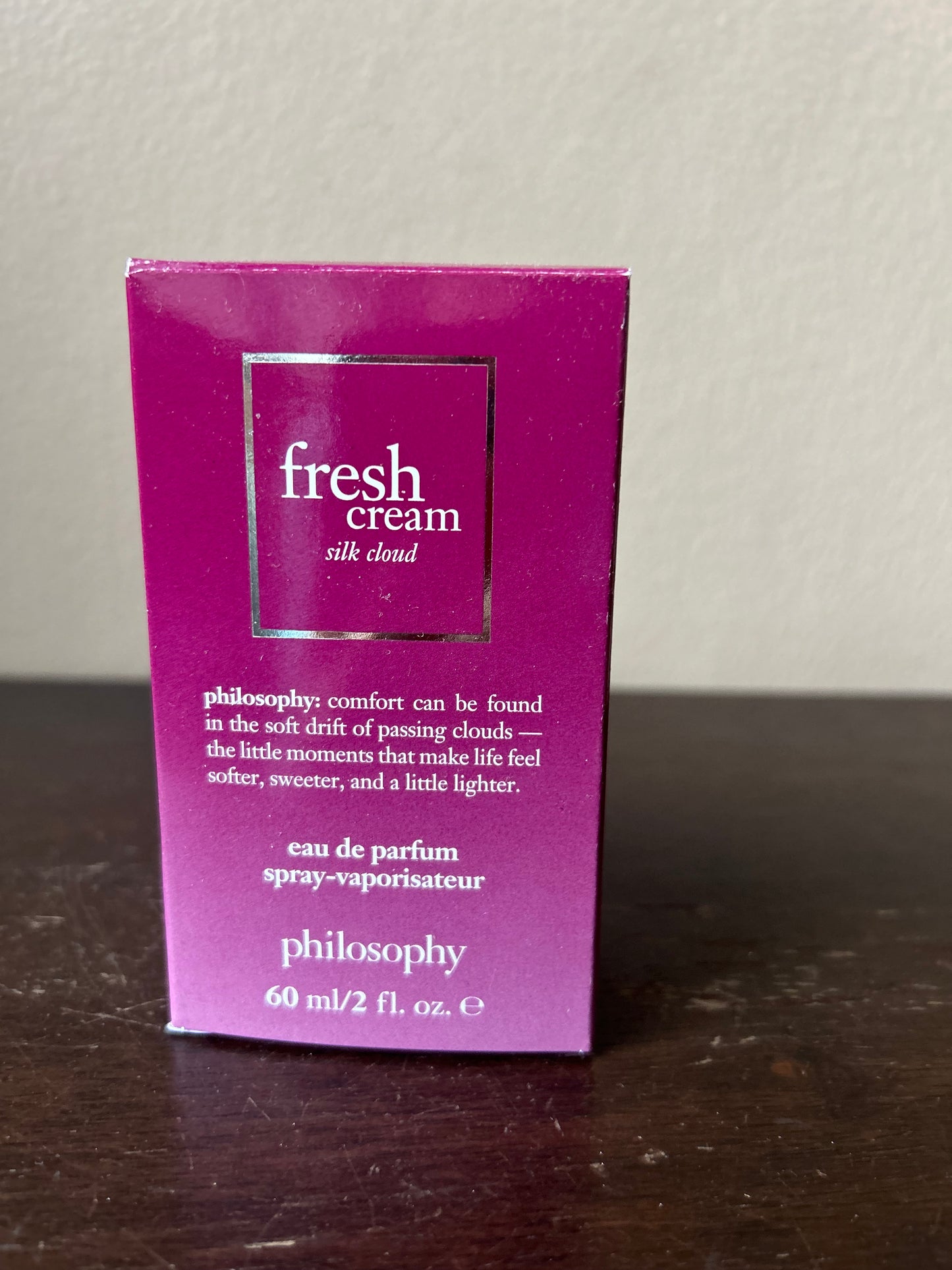 Philosophy Fresh Cream Silk Cloud Eau de Parfum Spray 60ml / 2 fl. oz. NEW!