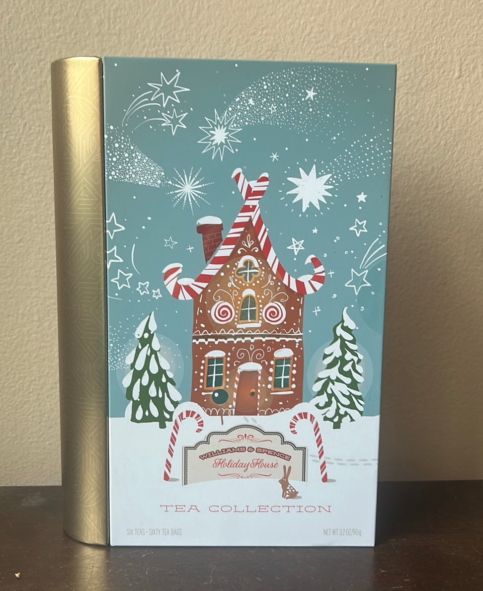 Williams & Spence Tea Christmas Gift Book Box 60 Tea Bags Exp 07/28