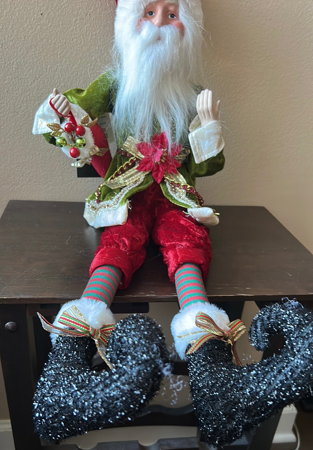 NWT Rachel Zoe  CHRISTMAS Santa Claus Santa POSABLE DOLL Large