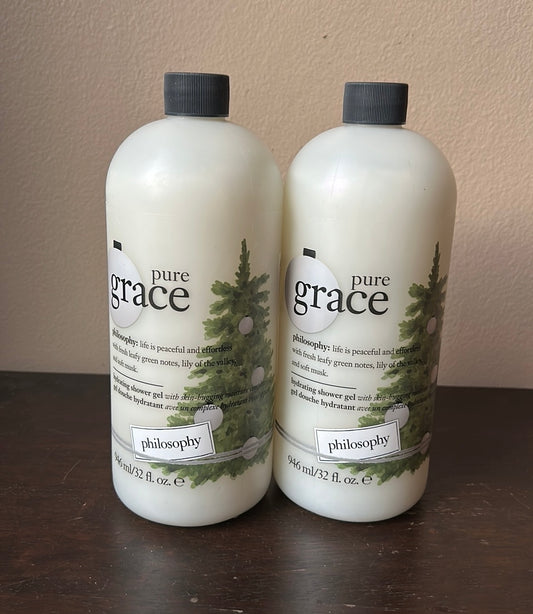 philosophy Pure Grace shower Bath Hydrating Shower gel 32 oz New