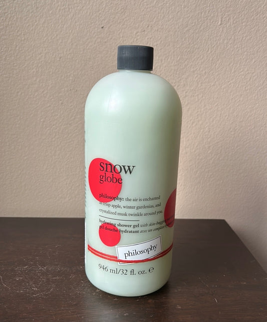 philosophy Snow Globe shower Bath Hydrating Shower gel 32 oz New