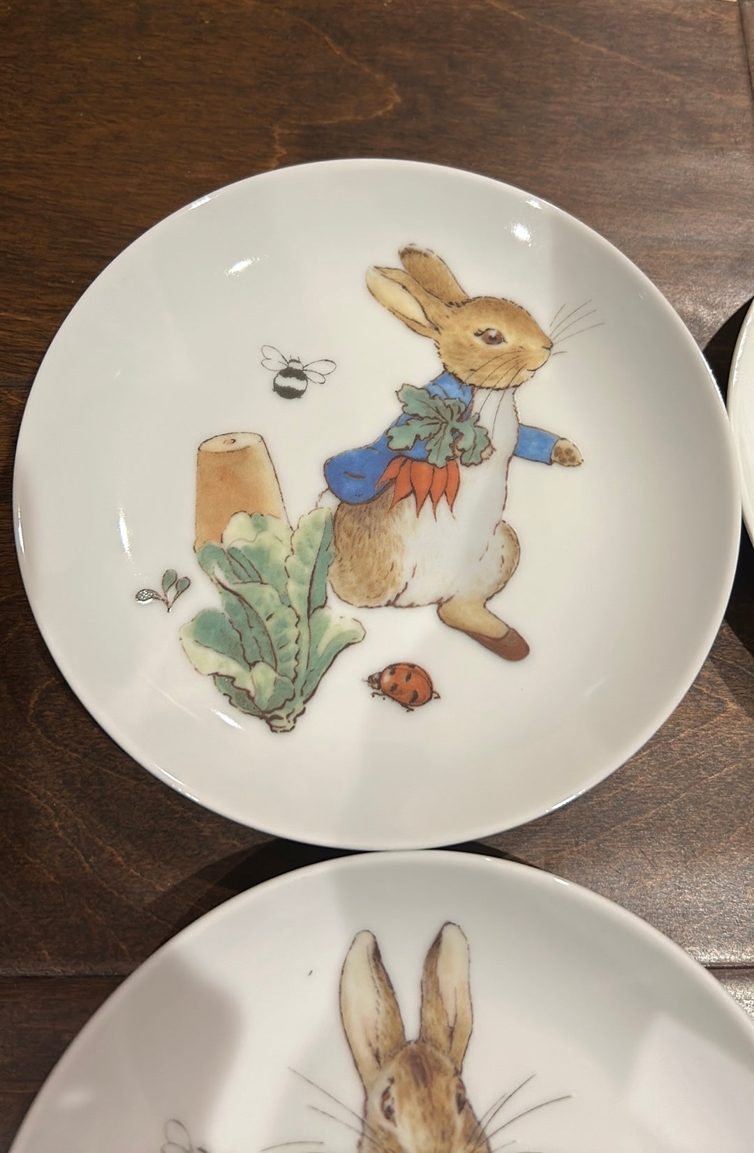 Peter Rabbit Beatrix Potter Set Of 4 Appetizer Plates New Easter