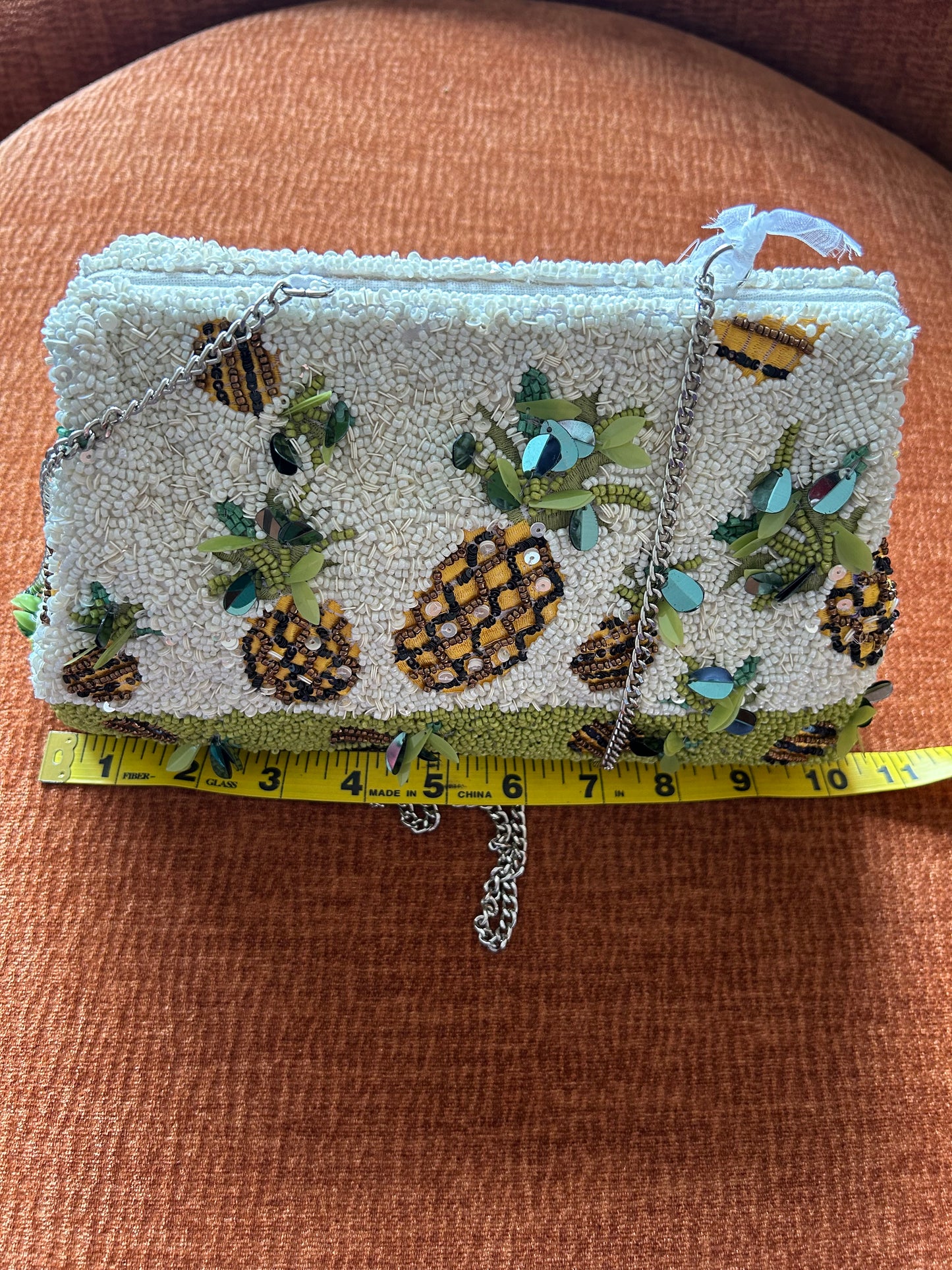 New Beaded Pineapple Tropical Bag Crossbody Shoulder Viral