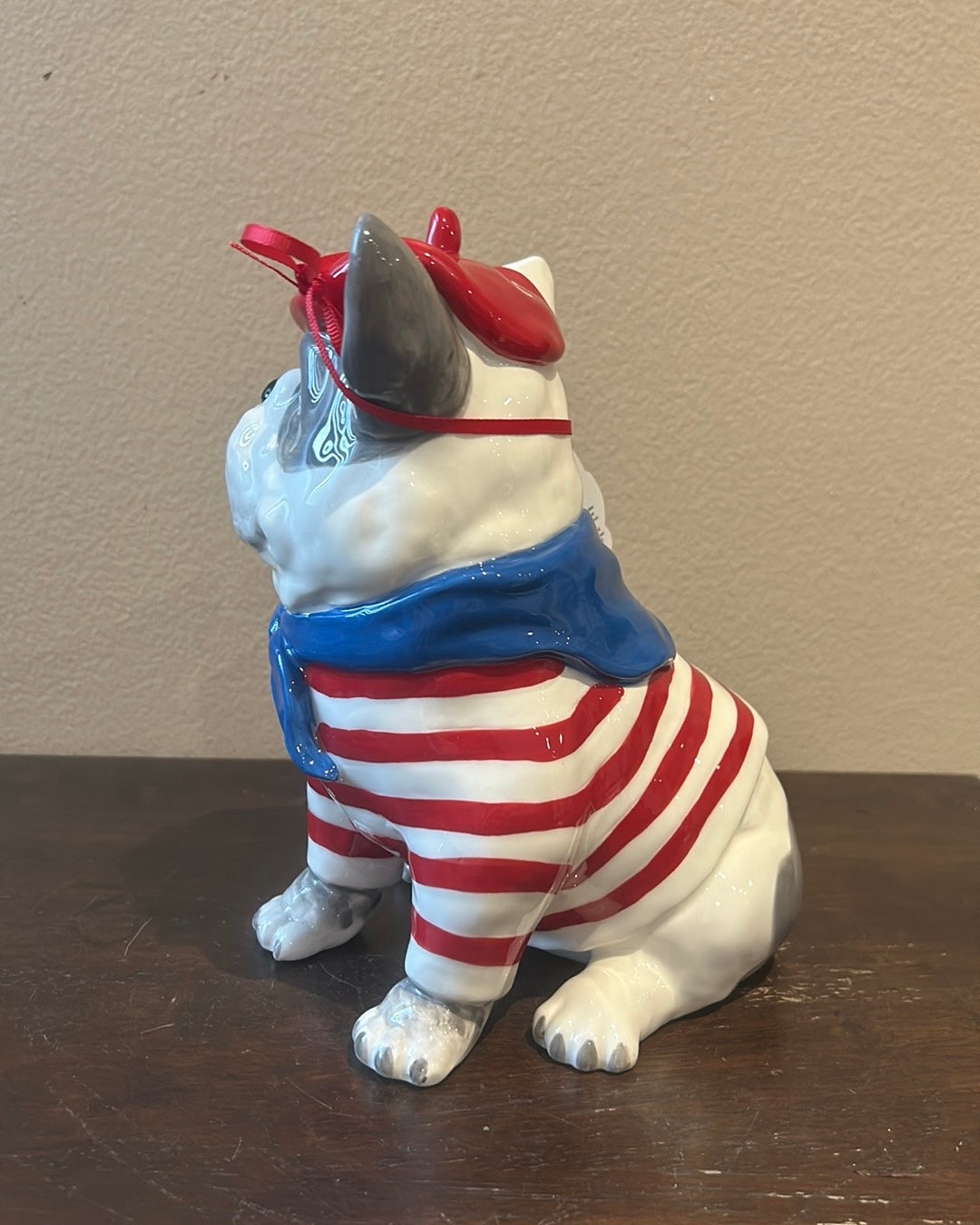 BLUE SKY CLAYWORKS Red Blue White FRENCHIE IN FRENCH SAILORS OUTFIT New