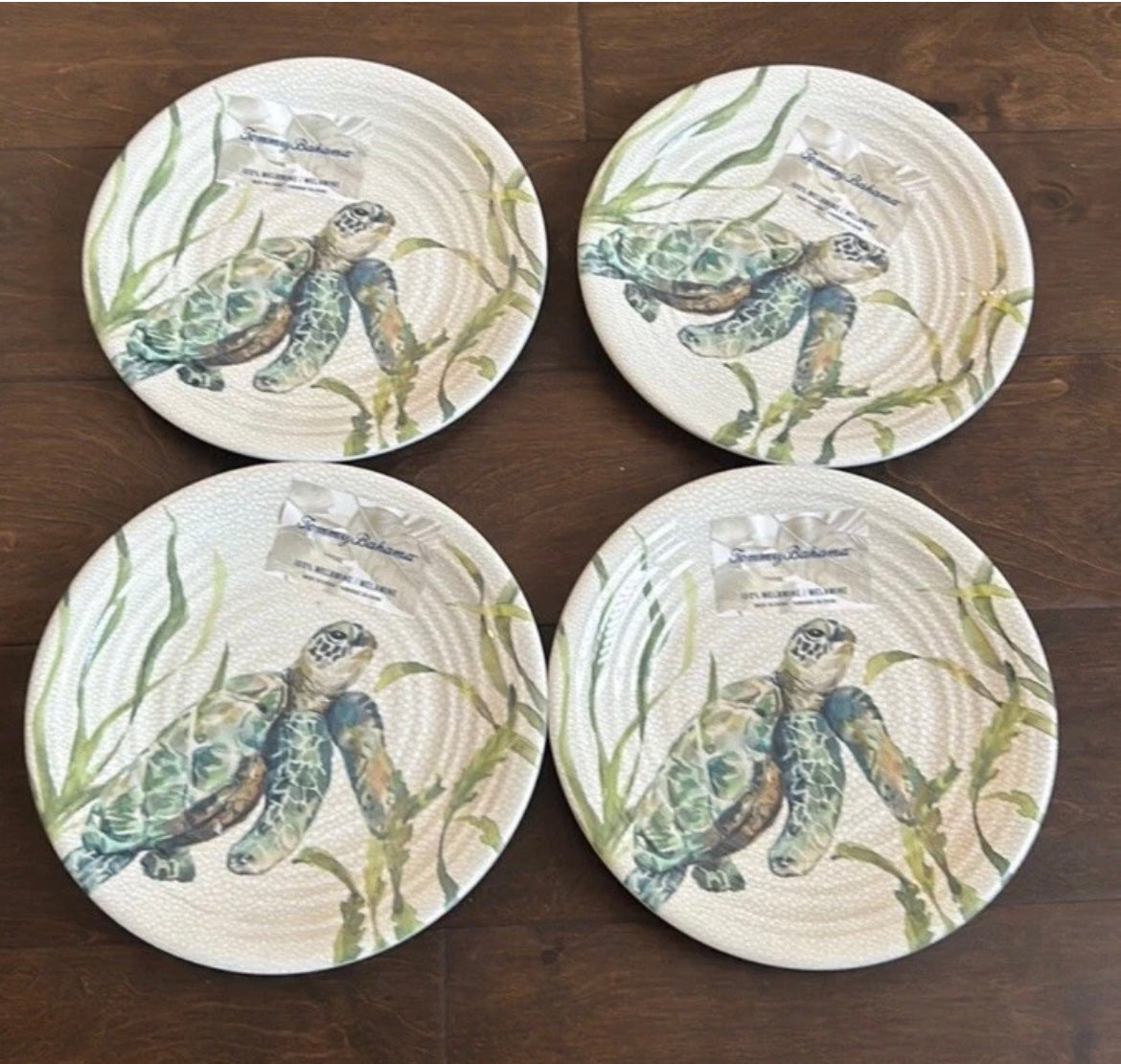 Tommy Bahama Tropical Sea Turtles 8 Pc Dinnerware Set