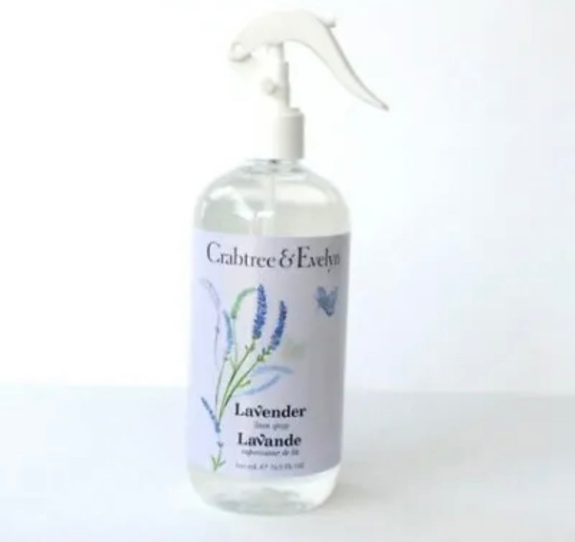 Crabtree & Evelyn Fabric Spray Mist Lavender Fragrance 16.9 fl oz