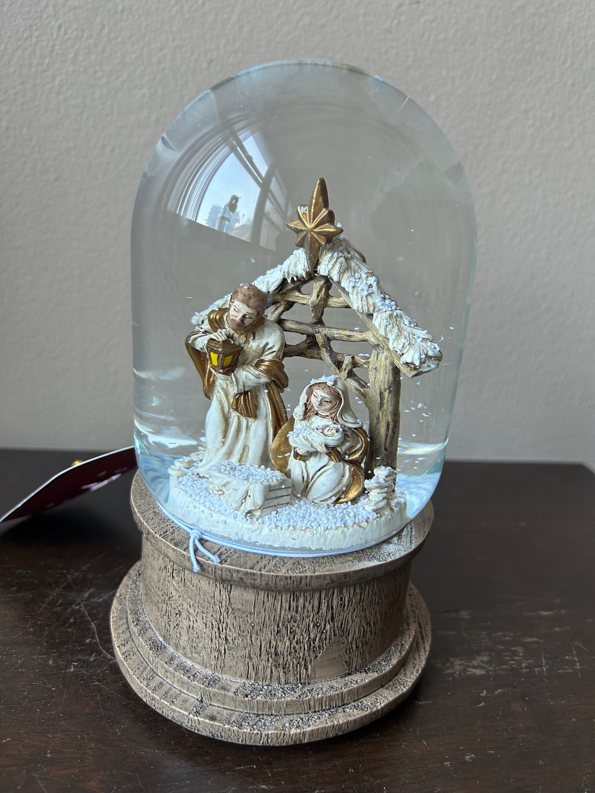 Love & Light Nativity Snowglobe New Baby Jesus Christmas Mother Mary Musical