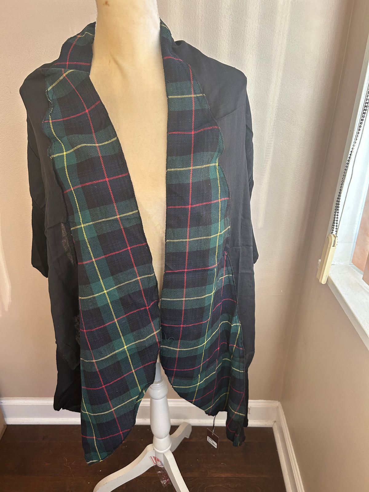 Forever 21 New Womens Scarf Wrap Multicolor Tartan Plaid  5001-3102