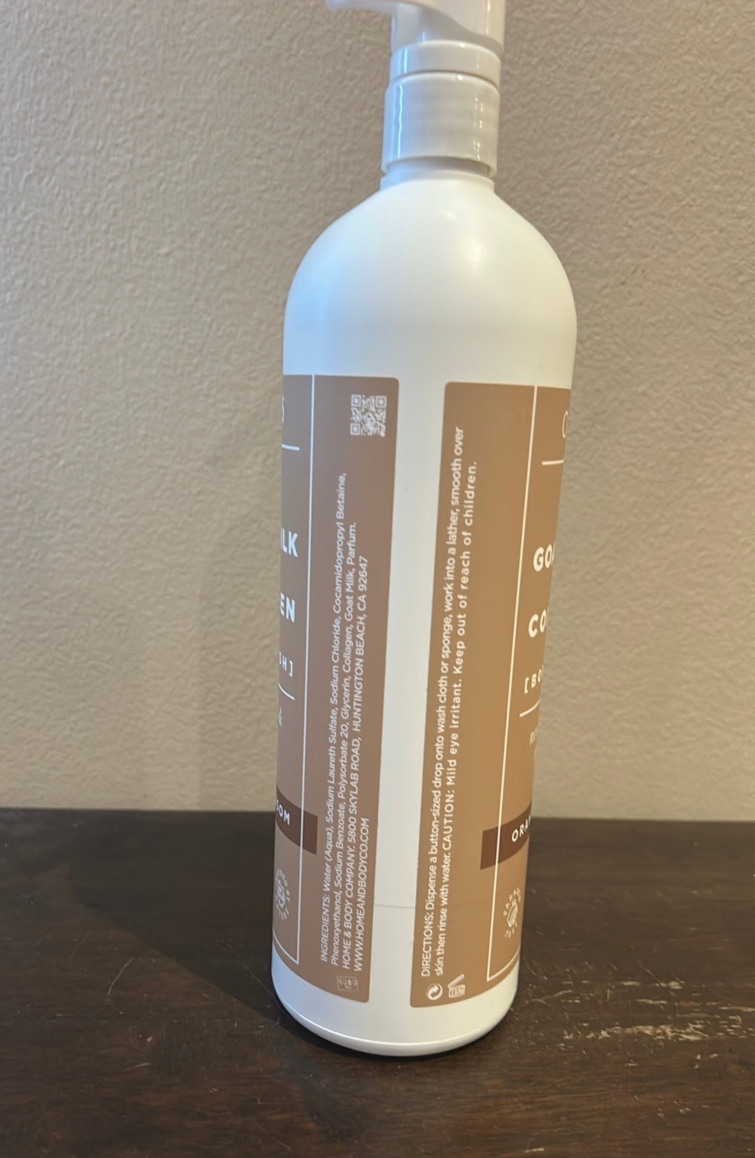 Oasis Goats Milk Collagen Body Wash Orange Blossom JUMBO 40fl oz