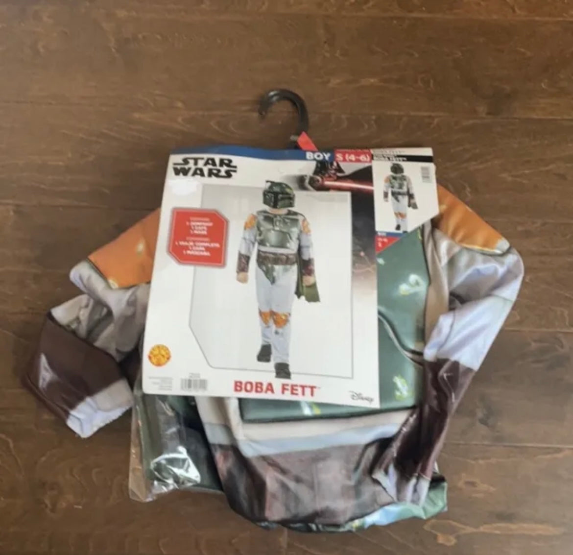 Star Wars Boba Fett Costume Boys sz M (8-10) Halloween