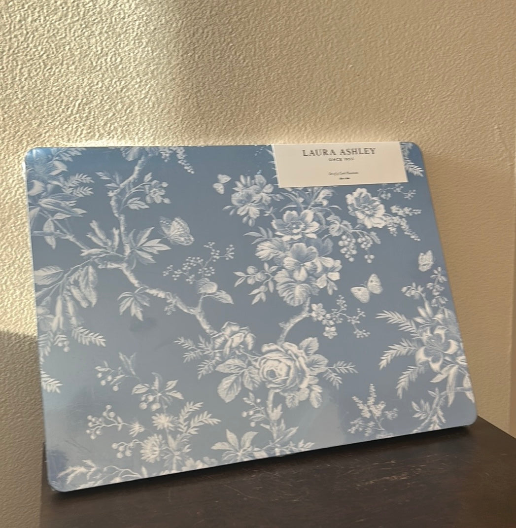 Laura Ashley Set Of 4 Cork Placemats New Floral Spring