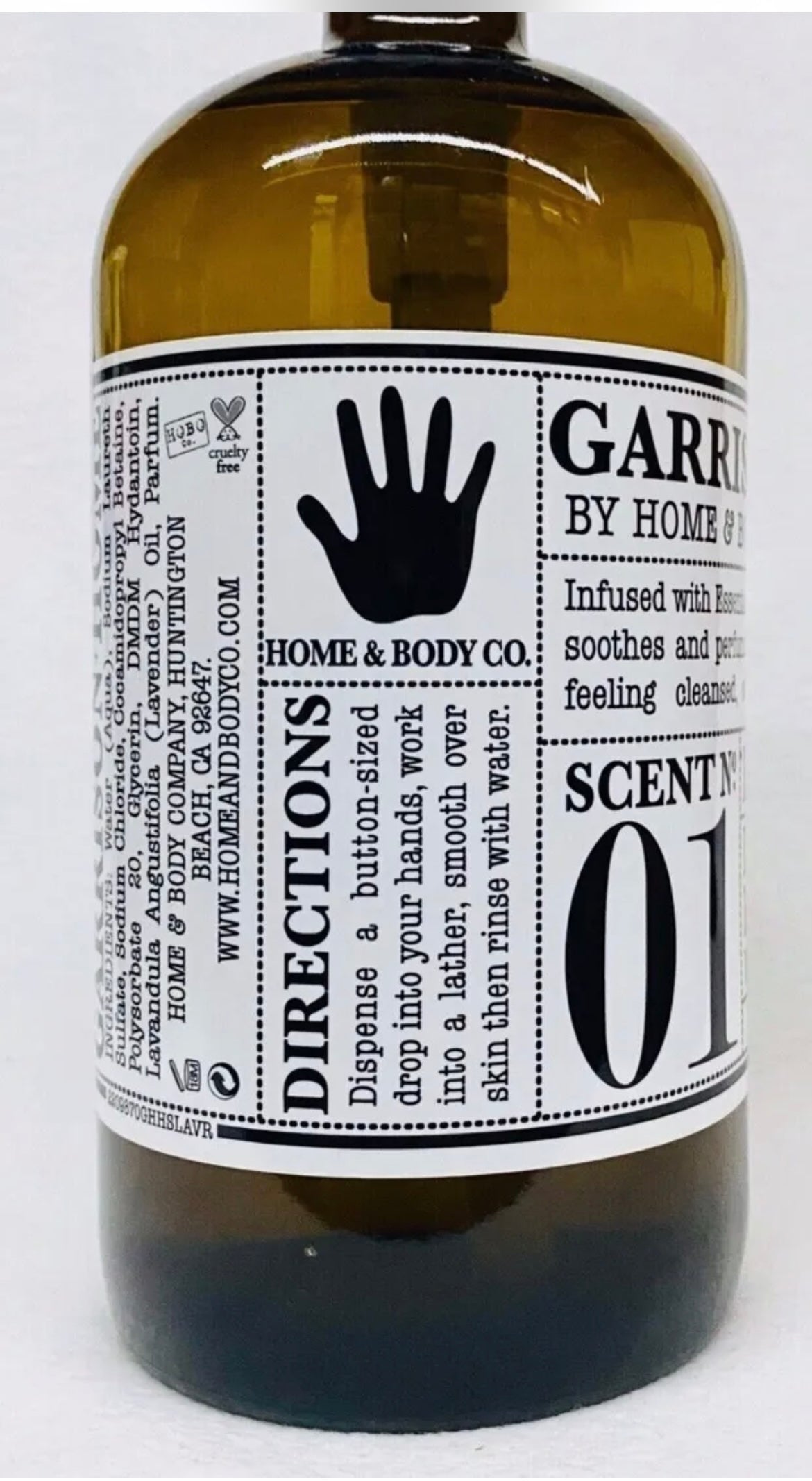 1 Garrison Home LAVENDER ROSEMARY Hand Soap Wash 32 oz Newport