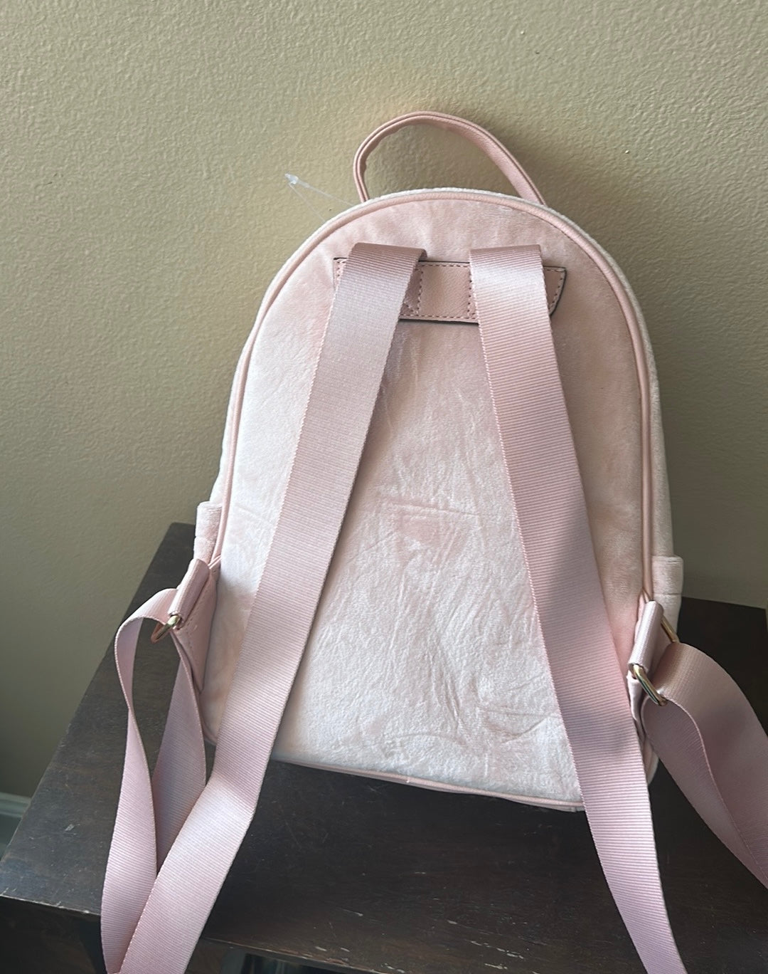 Juicy Couture Velour Pink Diamond Heritage Backpack Embroidered Backpack New