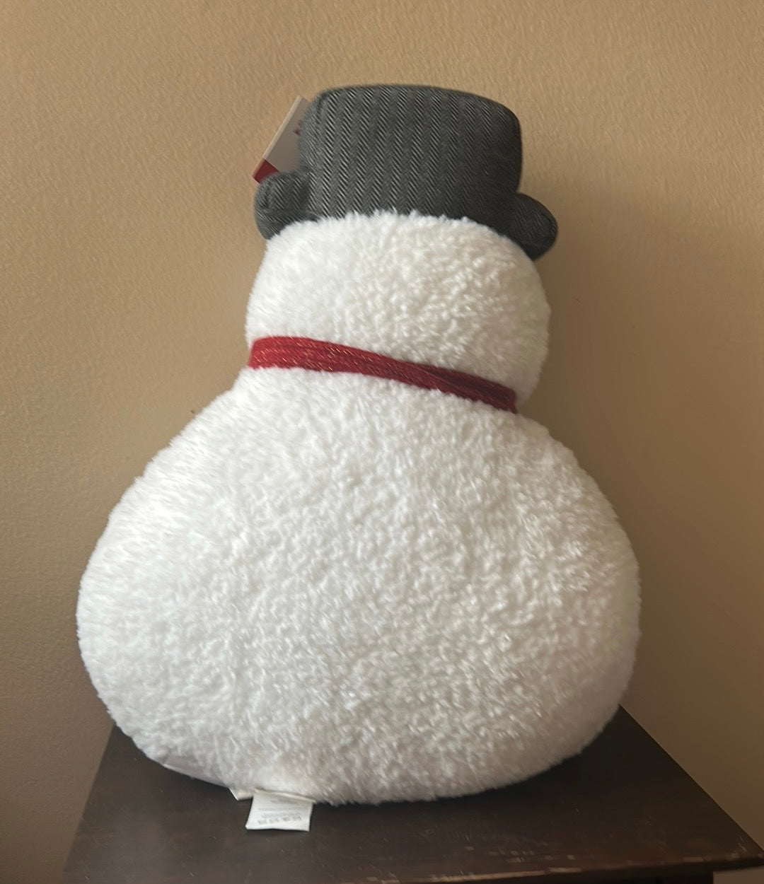 NOVOGRATZ 14x22 Sherpa Snowman Pillow Snowman Decor Pillow Christmas Holiday