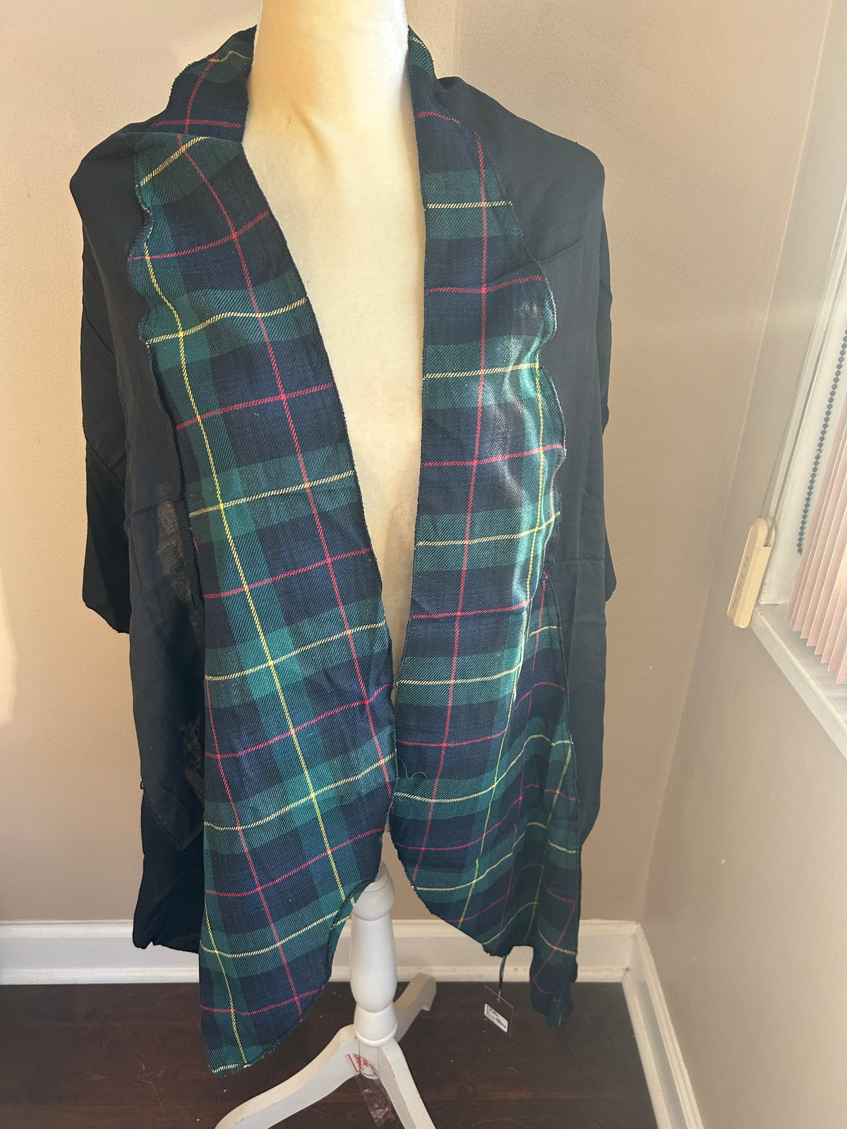 Forever 21 New Womens Scarf Wrap Multicolor Tartan Plaid  5001-3102