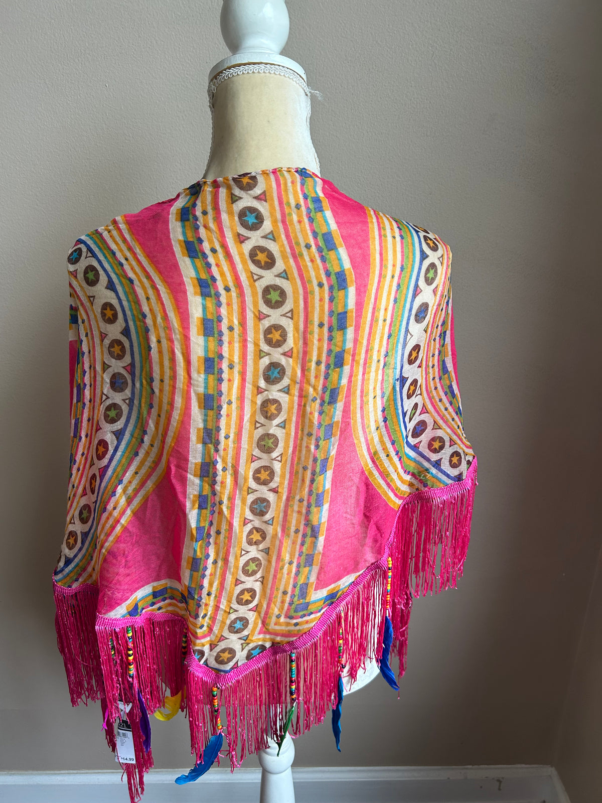 Rue 21 Womens Scarf New Friend Feathers 5000-3102