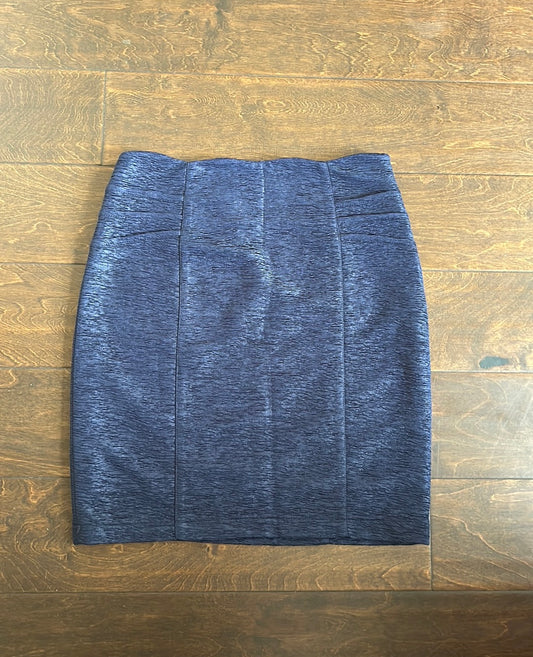 Nice & Cool Women’s Mini Skirt Sz M ST2225 Blue Work Business
