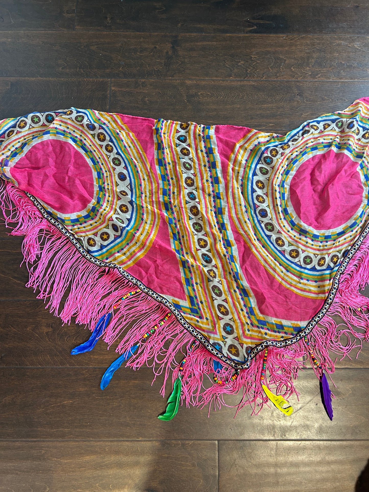 Rue 21 Womens Scarf New Friend Feathers 5000-3102