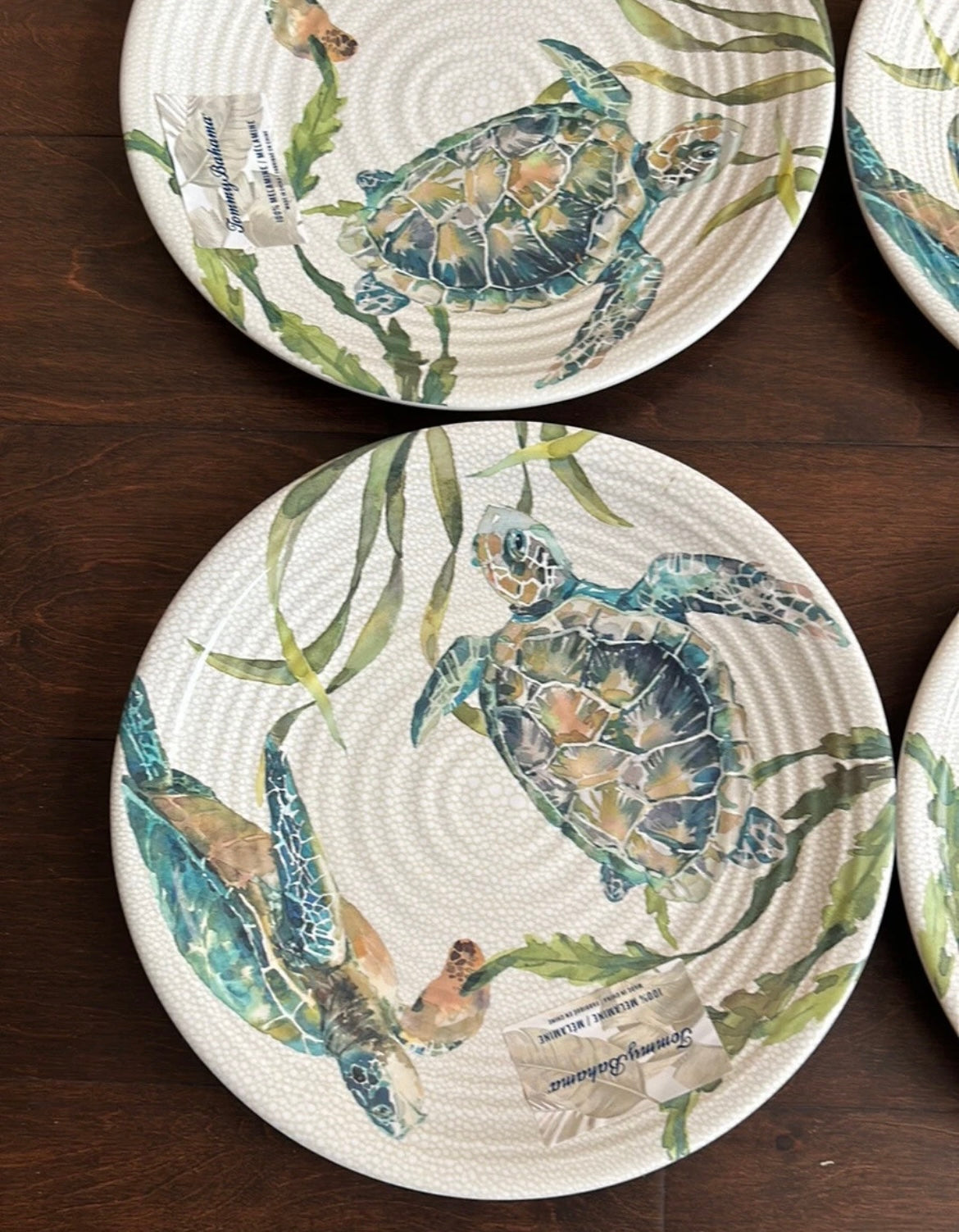 Tommy Bahama Tropical Sea Turtles 8 Pc Dinnerware Set