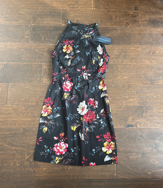 French Connection Womens Dress sz 2 Cotton Mini Sleeveless Floral ST2125