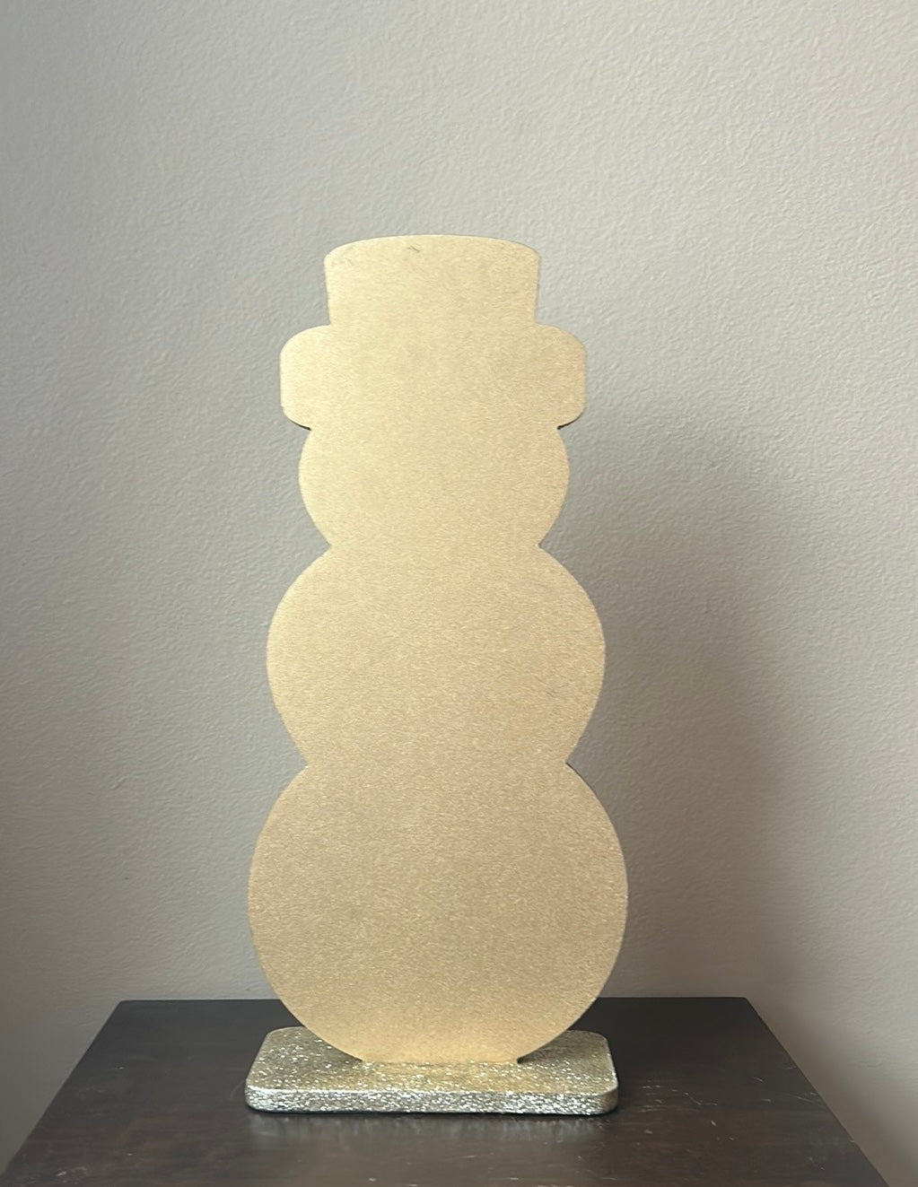 New Beaded Snowman Figurine Christmas Large Pearls