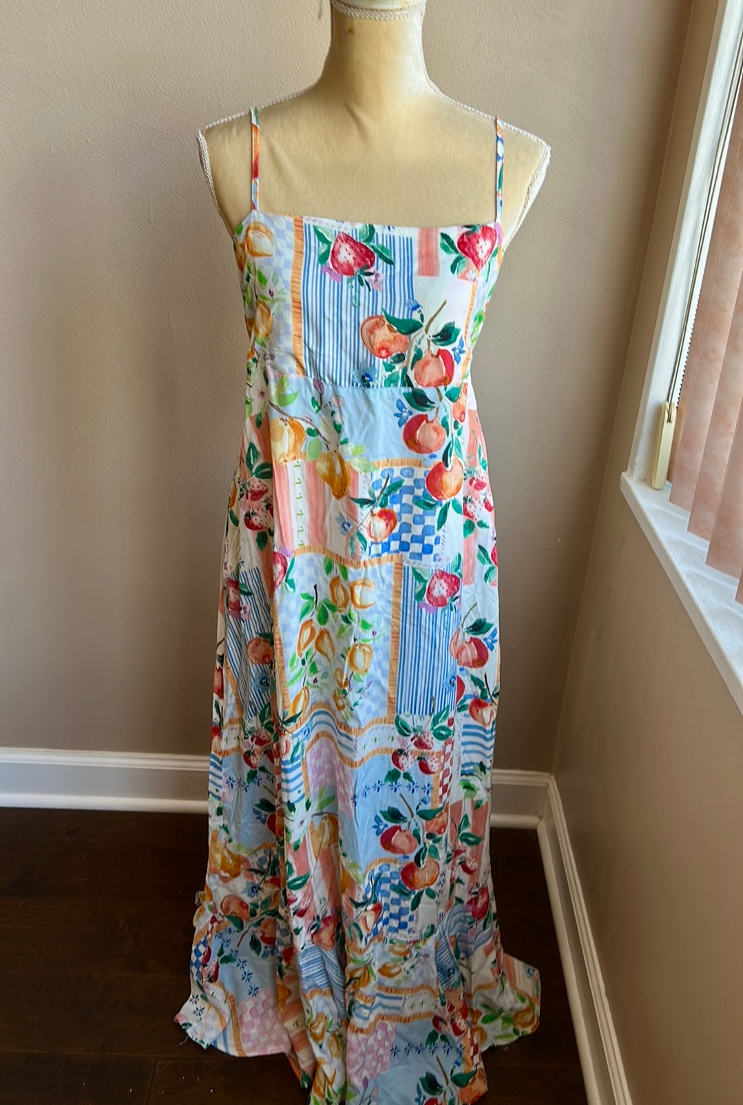 Paper Heart Womens Spring Summer Dress Fruits New Floral Sexy Back