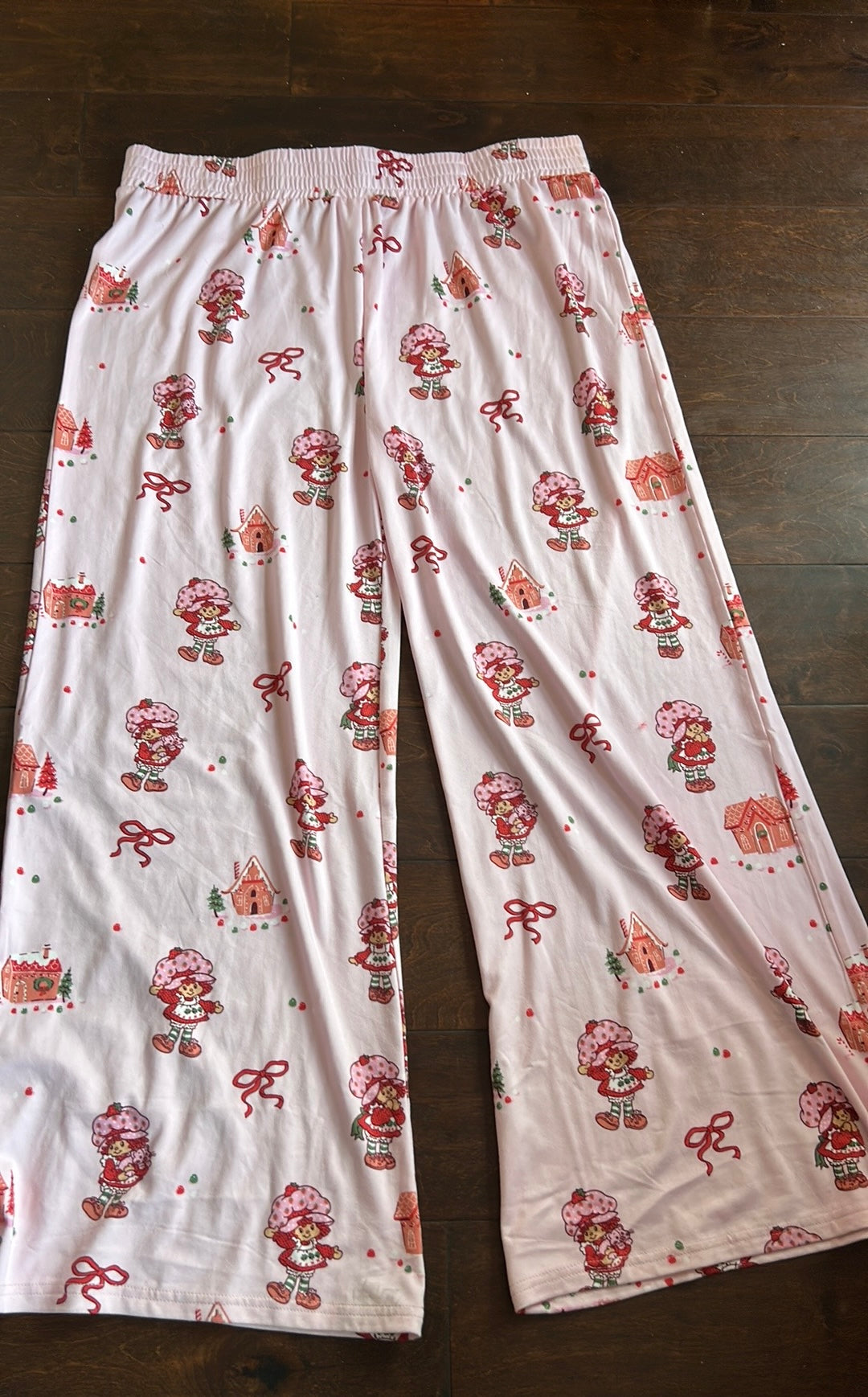 Munki Munki Womens Pajama Pants Strawberry Shortcake New Sz XL Christmas