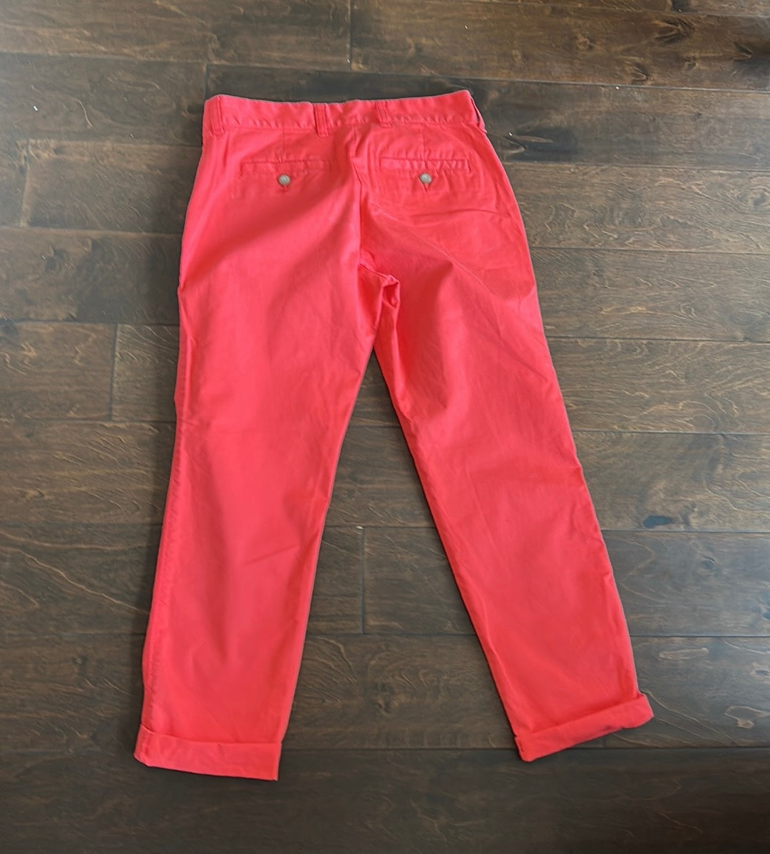 Gap Women’s Girlfriend Khakis Chino Pants New Sz 0 Orange ST2925