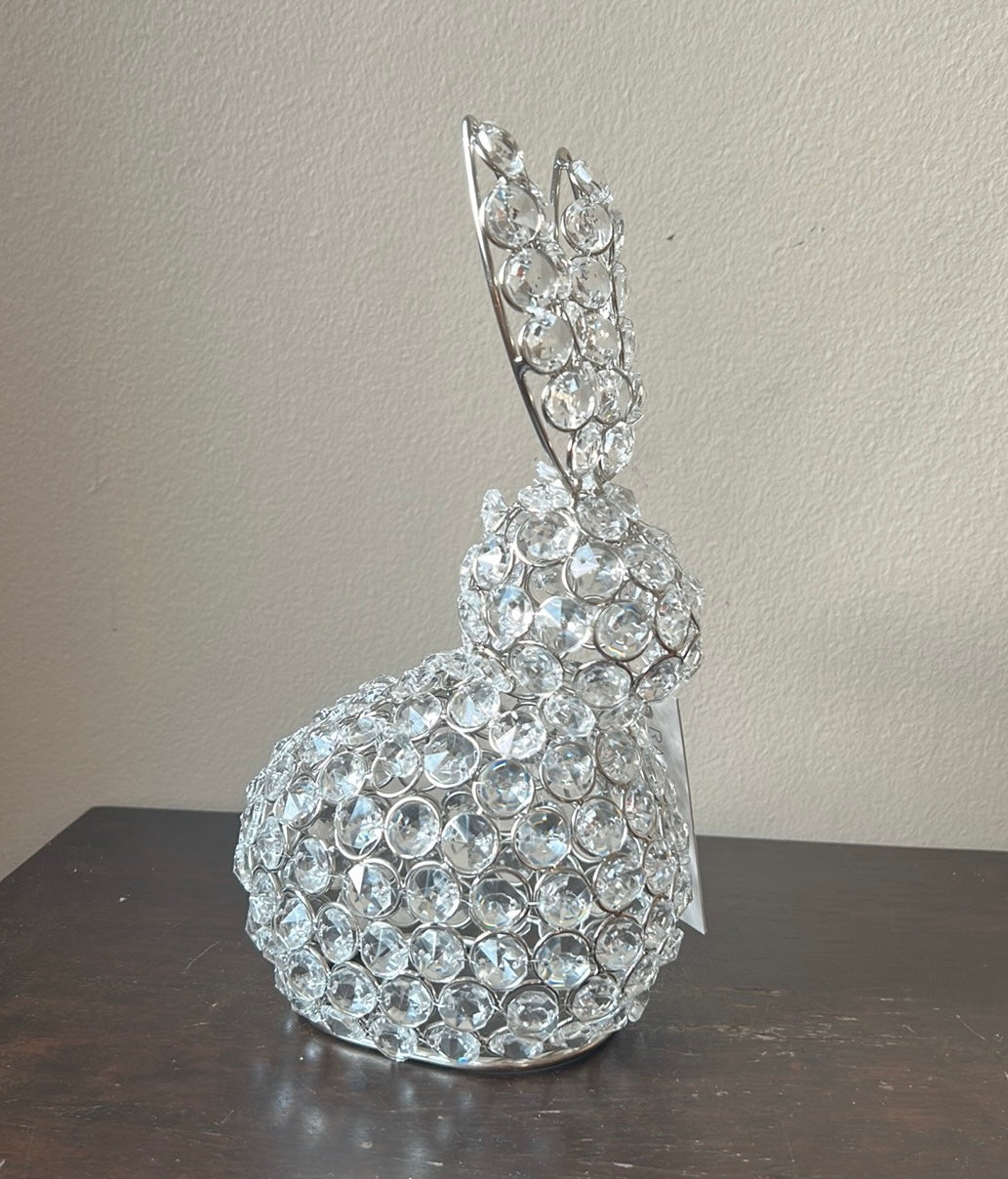 Rachel Zoe Caged Crystal Spring Easter Bunny Rabbit Figurine 10" New Centerpiece