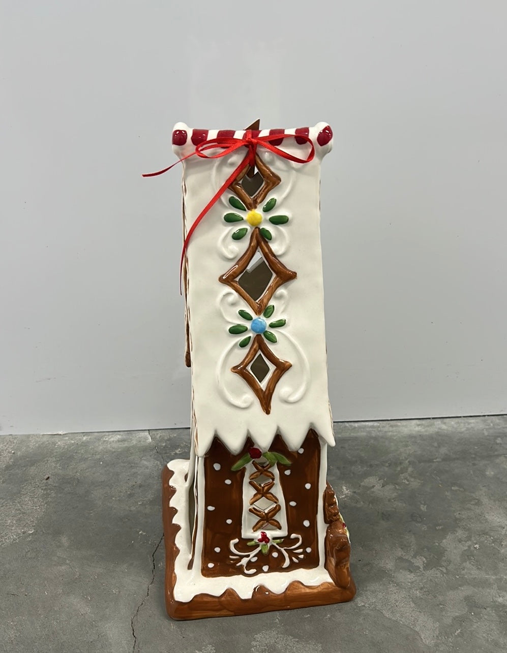Blue Sky Clayworks Gingerbread House Tea Light Holder New Christmas Decor