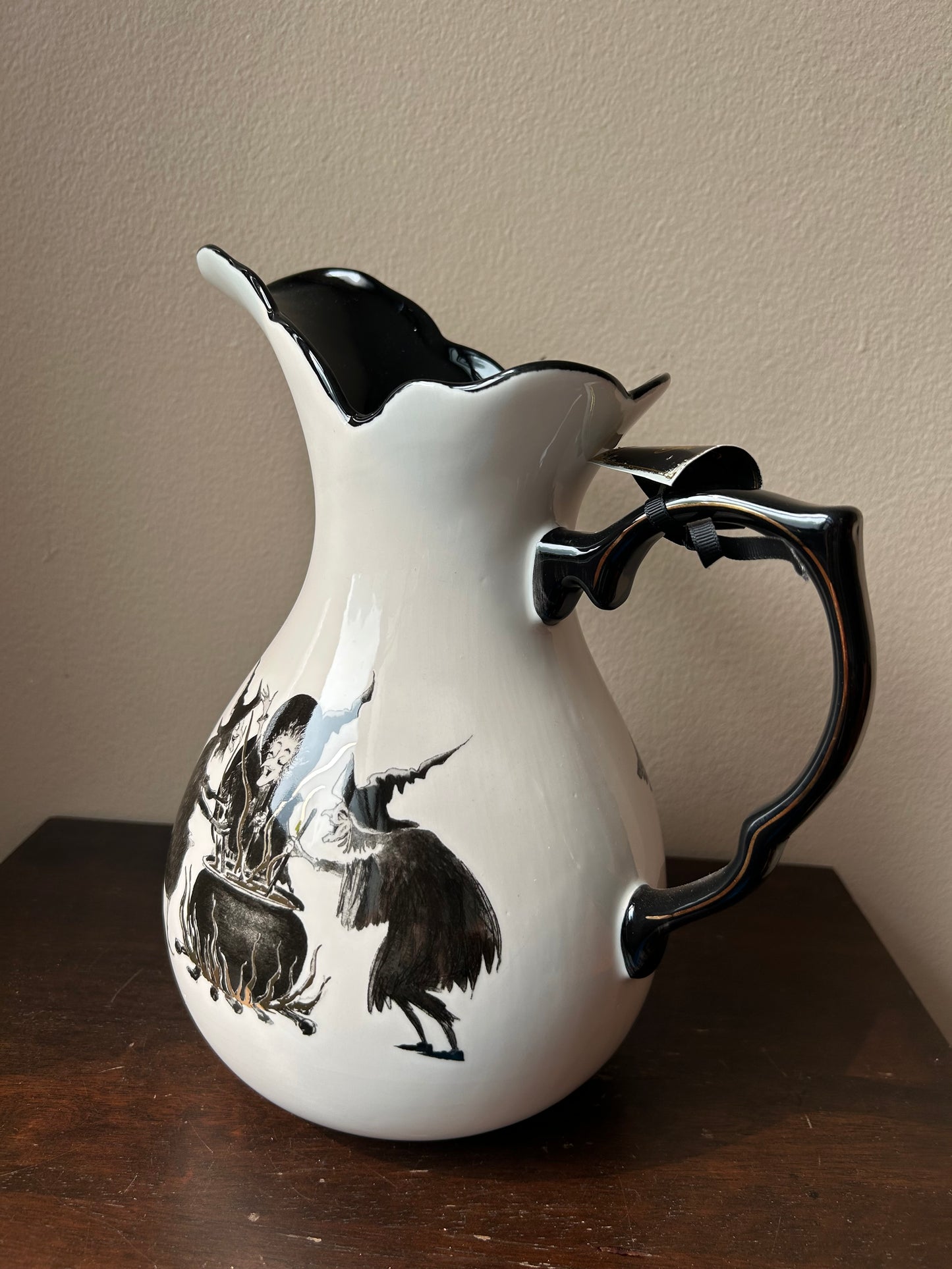 Potters Studio Pitcher Witches Brew New 10.5” Tall