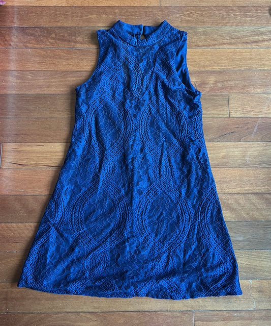 Trixi Women’s Sz 8 Navy Blue Lace Dress ST2925