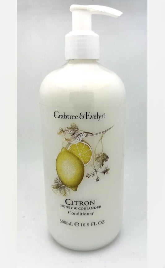 3 NEW Crabtree & Evelyn CITRON HONEY & CORIANDER Body Lotion 16.9 oz 500mL HTF