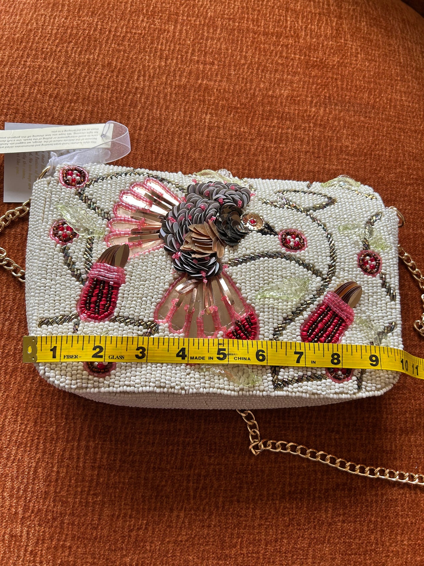 New Beaded Hummingbird Viral Bag  Crossbody
