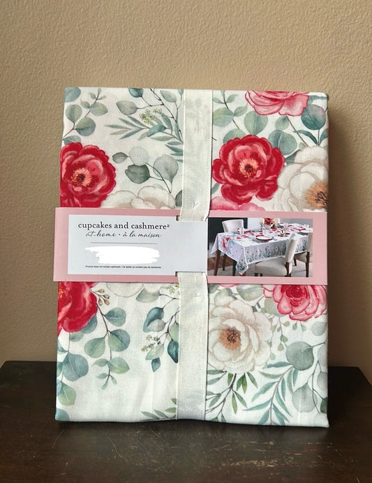Cupcakes & Cashmere Valentines Day Floral Multicolor Roses Tablecloth