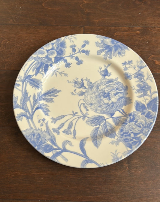 Royal Stafford 11" Blue Floral DInner Plates Set Of 4 Spring Summer New
