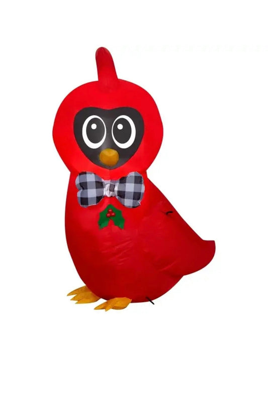 Holiday Time Festive Winter Cardinal 3.5 ft Christmas Airblown Inflatable