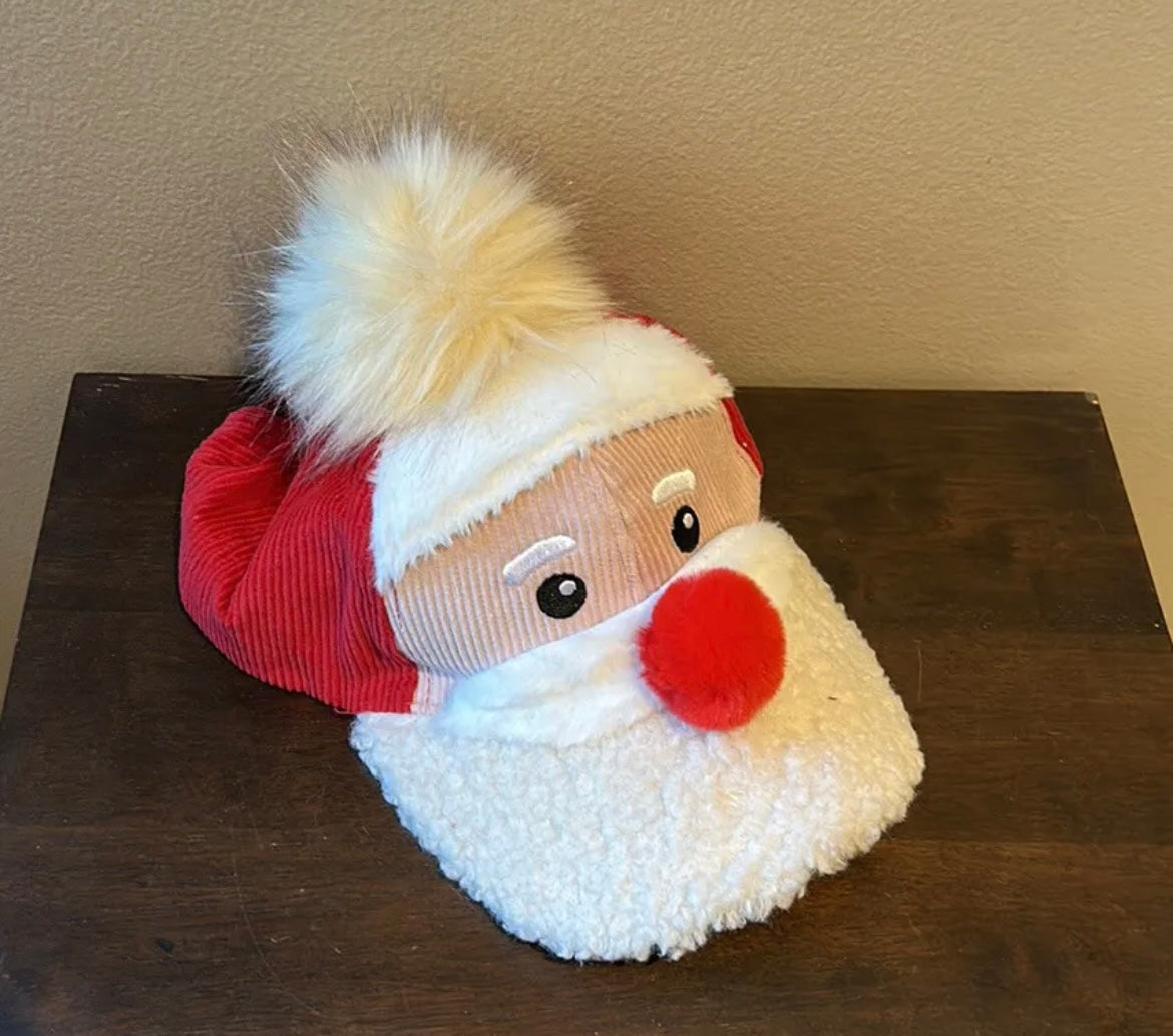 Holiday Time Santa claus Sherpa Hat New Christmas Accessory