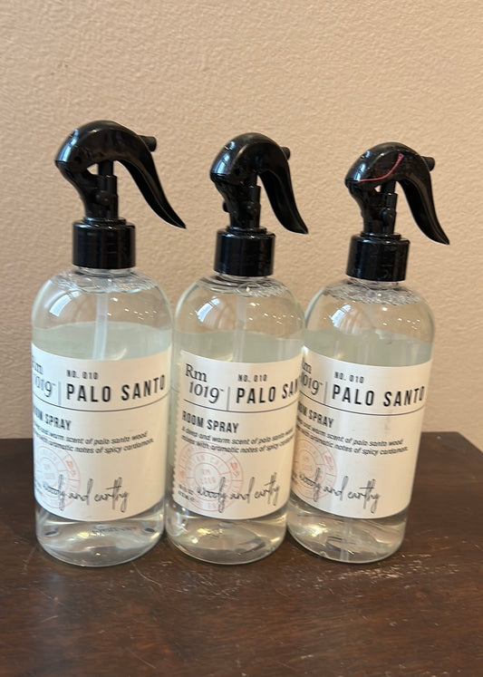 RM 1019 PALO SANTO ROOM SPRAY MIST 16 OZ AROMATHERAPY Set Of 3