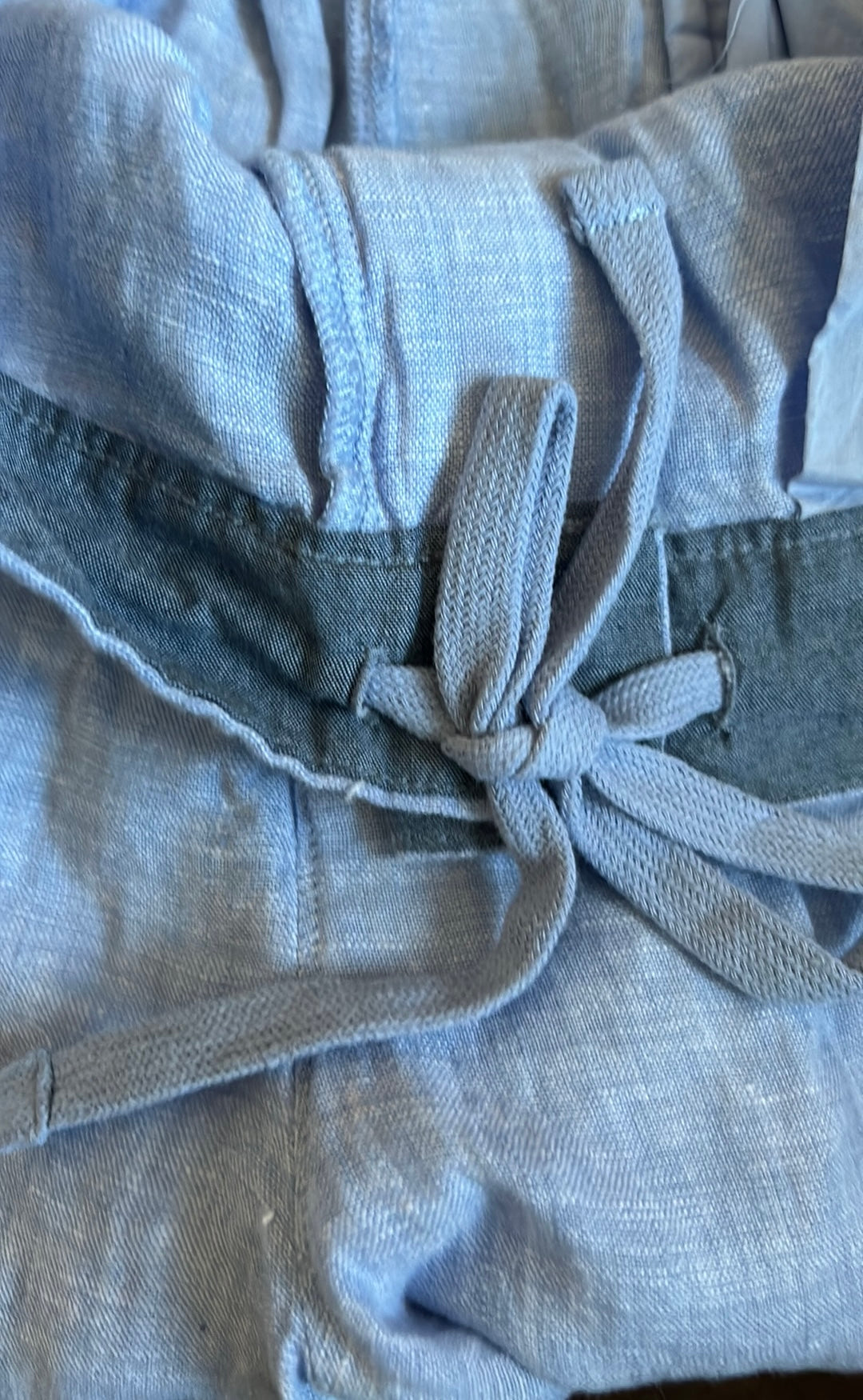 Panama Jack Mens Chino Linen Pants Blue Sz L Lightweight New