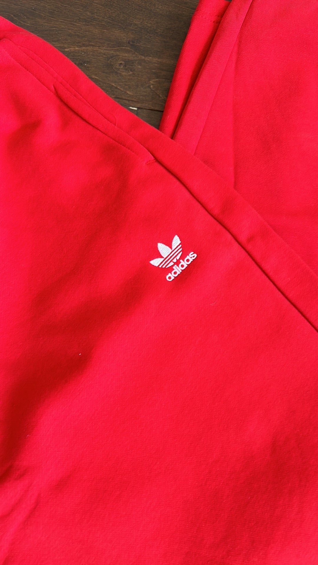 Adidas Womens Sweatpants Sz 3X Red New Logo Fleece Lined