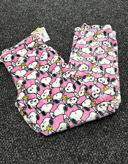 Peanuts Snoopy plus pink pajama pants Valentine’s Day Sz M