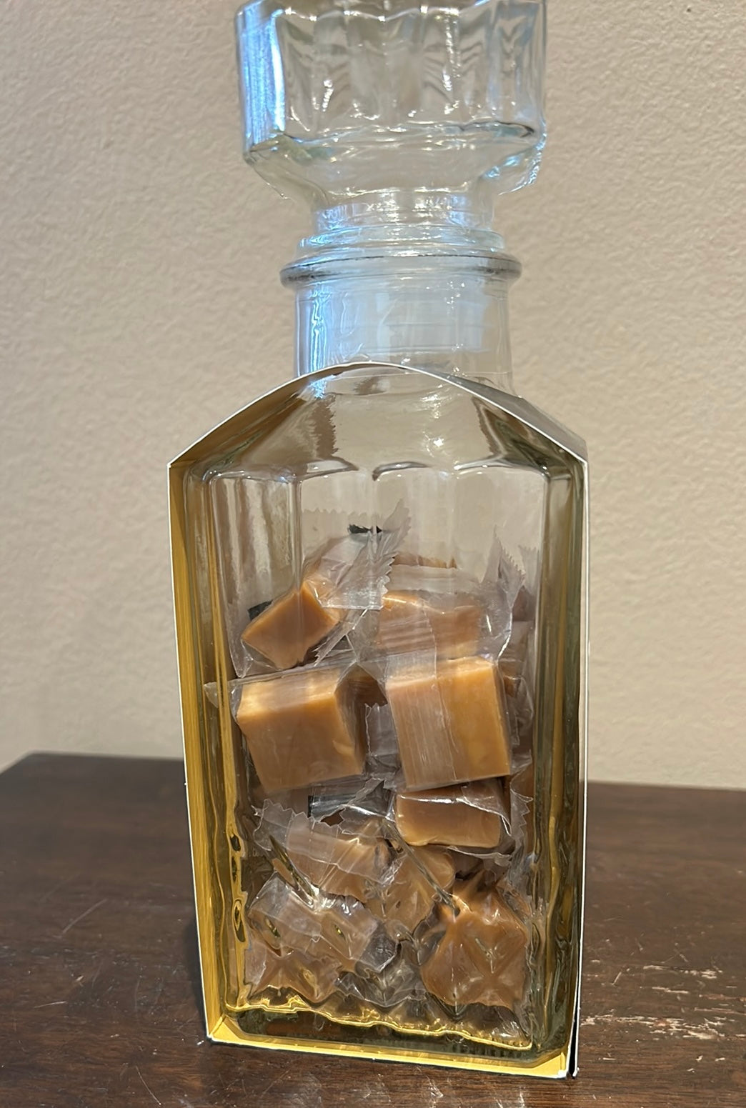 Bourbon Flavor Fudge Glass Decanter  Limited Edition Exp Apr 25 The Godfather