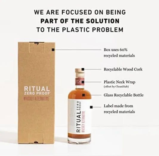 RITUAL ZERO PROOF Whiskey Alternative | Award-Winning Non-Alcoholic Spirit |