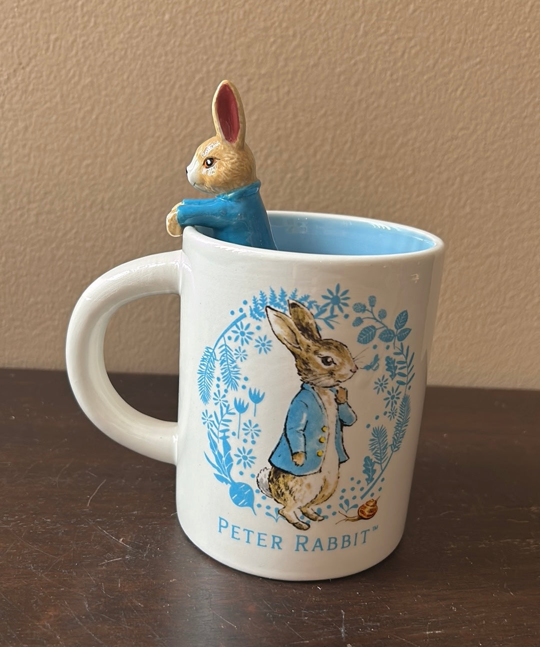 2 Beatrix Potter The World of Peter Rabbit Mug With 3D Figure Easter 2024/NEW