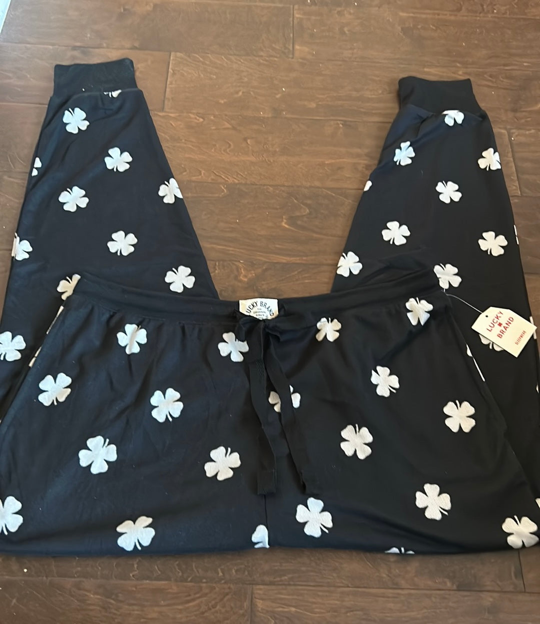 Lucky Brand Men’s Pajama Pants Clover Jogger Style New St Patrick’s Day