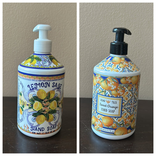 Home & Body Co. ~ Lemon Sage & Sweet Orange Hand Soap 21.5 fl oz Each