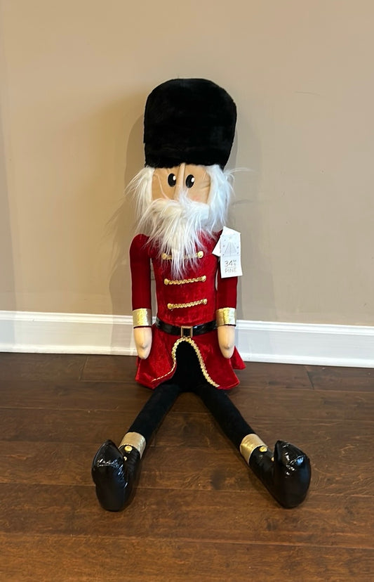 34th & Pine Posable Nutcracker New Christmas Decor 45” Tall Large Shelf Sitter